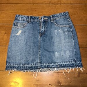 Forever 21 blue jean skirt